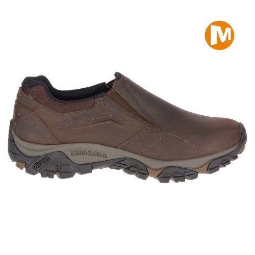 Pánské Slip On Boty Merrell Moab Adventure Moc Tmavě Hnědé (CZ. ARXEO)